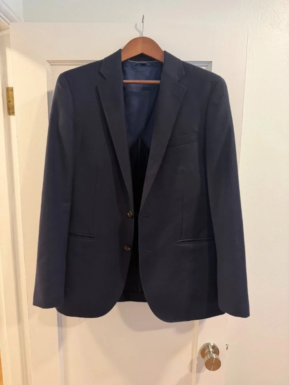J.Crew Ludlow Slim American Wool Navy Blazer 40R